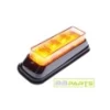 Blitzlys led gul / orange 12 - 24V